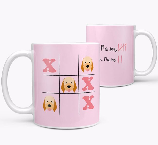 Noughts and Crosses: Personalized {breedFullName} Mug